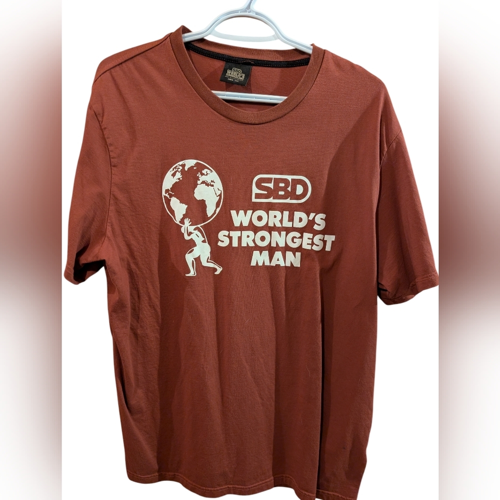 SBD World's Strongest Mab Men's Rust T-Shirt